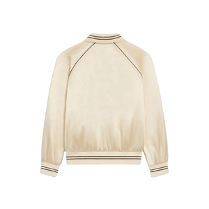 Chaqueta informal de vuelo con Cremallera de nailon de talla grande personalizada para hombre, ropa de calle para fitness, chaqueta bomber con logotipo bordado y características gruesas - Product Image 2