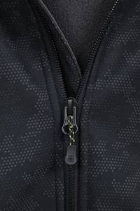 Logo personnalisé Veste softshell coupe-vent à capuche avec fermeture éclair Vestes d'extérieur légères et respirantes pour hommes - Product Image 2