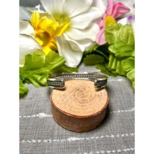 Duane Smith <b>Red</b> Skin Turquoise & Sterling Silver Fashion Cuff <b>Bracelet</b> - Product Image 4
