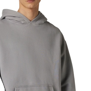 Nouveautés Sweat à capuche en coton 100% délavé à l'acide pour homme Sweat à capuche surdimensionné tricoté dans différentes couleurs et tailles2026 - Product Image 2