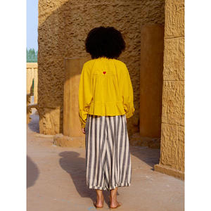 Nilea Women's Striped Flared Cotton Knit <b>Short</b> Set-Casual Summer <b>Top</b> <b>and</b> <b>Shorts</b> - Product Image 4