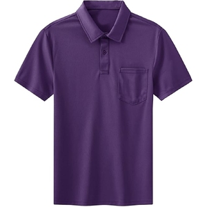 Camiseta Polo clásica para hombre 100% algodón peinado antiarrugas estampado de logotipo personalizado disponible en stock - Product Image 1
