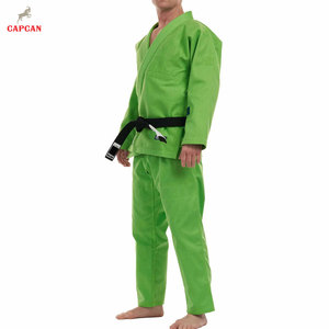 Combinaisons de judo légères et écologiques de haute qualité au prix d'usine, logo frontal, 100% coton, service OEM pour adultes - Product Image 3