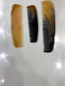 Peine de Cuerno de Vaca Auténtico Antiestático para Hombre, Diseño Náutico de Alta Calidad, Peine de Cuerno de Buey Pulido de Estilo Antiguo - Product Image 3