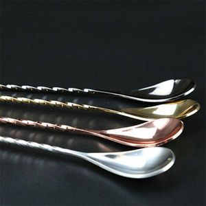 Cuchara agitadora de mango espiral largo de metal más vendida al mejor precio - Product Image 4