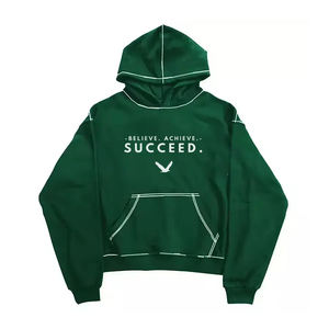 Customized Hoodies Men's Heavy Weight Screen Printing Logo Oversized Streetwear Pullover Hoodies For Men's - Product Image 4