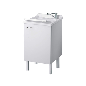 Lavadero de Tablero Aglomerado Blanco Impermeable de Marca Italiana Famosa, Material de PP Tipo Mármol Rentable para Uso en Baños ¡En Oferta! - Product Image 1