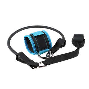 GAF Hot Sale D-Ring Adjustable Ankle <b>Straps</b> With Door <b>Buckle</b> And Resistance Tube For Workout Fitness Fitness Accessories - Product Image 5
