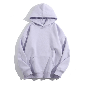 เสื้อมีฮู้ดผ้าคอตตอนมีฮู้ดโอเวอร์ไซส์ผ้าคอตตอนพิมพ์ลายโลโก้ตามสั่งสำหรับผู้ชาย - Product Image 3