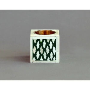 Brûleur de Bakhoor en incrustation d'os de luxe, porte-encens en bois fait à la main, coffret cadeau de luxe pour le Ramadan - Product Image 1