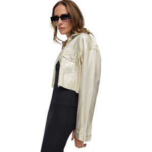 Camiseta de Mujer 100% Algodón, Suave, Transpirable, Deportiva, Estilo Y2K, Corte Regular, Cuello Redondo, Manga Larga, Versión XL, Linda, con Malla - Product Image 2