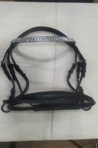 Bride anglaise en cuir véritable, excellente qualité, taille personnalisée, raccords en laiton massif faits à la main, fabricant indien - Product Image 5