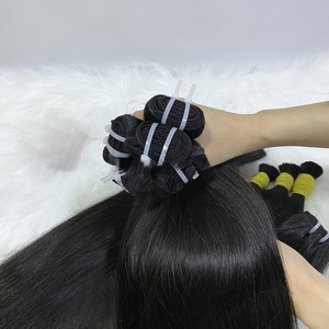 Extensiones de Cabello Natural Remy de Alta Calidad, Cabello Virgen del Templo del Sur de la India, Trama Única, Ondulado Profundo, Suave, Ecológico, Impermeable, Ligero, 100% - Product Image 3