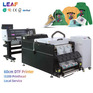 מדפסת DTF זולה של LEAF בגודל 60 ס\\\"מ להדפסה ישירה על סרט, עם שני ראשי הדפסה I3200 להדפסה בהתאמה אישית על חולצות - Product Image 1