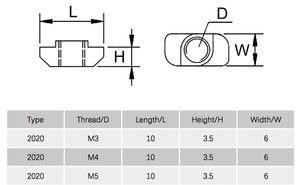 Cao Cấp Công Nghiệp Thép Không Gỉ Bài Lắp Ráp T Khe Cắm Buộc Nut M8 M10 Cho Nhôm Hồ Sơ Khung T-Nut - Product Image 5