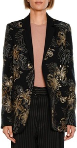 Fournisseur de vêtements OEM, blazer pour femme, col brodé de perles, luxueux, fait main, écologique, solide, coupe ajustée sexy, veste de mariage - Product Image 2