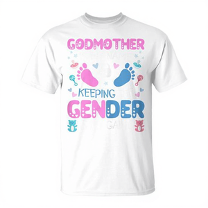 Camiseta Linda para Madrina, Guardián del Secreto del Sexo del Bebé - Camiseta Promocional de Regalo - Product Image 2