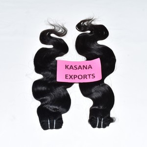 Extensions de cheveux humains Body-wave vietnamienne, couleur naturelle, pour femmes noires, machine à double trame, bon marché, traitement Deep Wave - Product Image 2