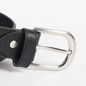 Cinturón Personalizado para Hombre con Hebilla de Pin, Cinturón de Cuero a Precio Bajo al por Mayor para Venta en Línea a un Precio Razonable - Product Image 3