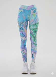 Leggings Deportivos Sublimados Personalizados de Alta Calidad, Transpirables, Nuevos, con Estampado Sublimado - Product Image 4