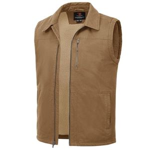 2025 New High Quality <b>Men's</b> Breathable Winter Cotton <b>Fleece</b> <b>Vest</b> Casual OEM Outwear Warm Sleeveless Jackets for Outer Wear - Product Image 1