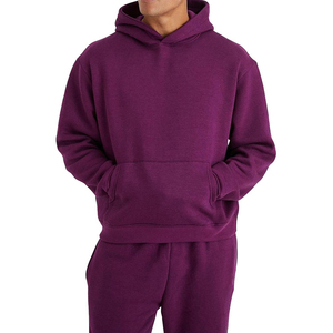 Vêtements tendance pour hommes, sweat-shirt d'hiver à la mode, pantalon de survêtement à motif uni, coupe ample, survêtement pour adultes et garçons, haute qualité - Product Image 4