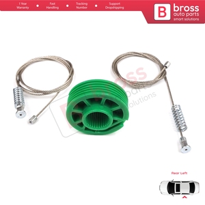 ชุดซ่อมมอเตอร์กระจกหน้าต่าง BWR5300 ประตูหลังซ้าย สำหรับ A6 C5 4B 1997-2005 Allroad 4BH 4/5 ประตู 4B0839461 - Product Image 4