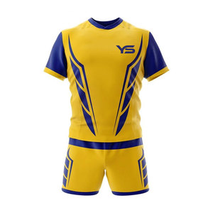 Maillot de Rugby de haute qualité fabriqué au Pakistan nom de l'équipe personnalisé poids léger dernière conception ensemble d'uniformes de sport pour les équipes sportives - Product Image 5