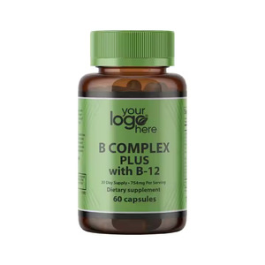 B-Complex Plus más vendido con cápsulas de suplemento dietético al mejor precio, OEM/ODM de buena calidad, fabricado en EE. UU. - Product Image 1