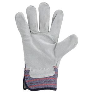 Proveedores directos de fábrica Guantes DE TRABAJO DE SEGURIDAD DE CUERO hechos a medida Guantes de cuero anticorte con diseño personalizado y logotipo de Pakistán - Product Image 5