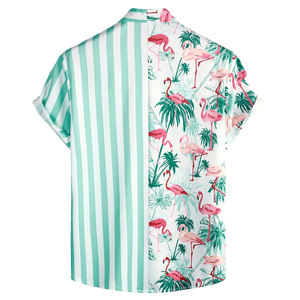 Latest Design Half-Sleeve O-Neck <b>Men's</b> <b>T</b>-<b>Shirt</b> High Quality Casual <b>Floral</b> Sublimated Printed Short Set Puff Print Style - Product Image 2