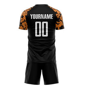 Uniforme de Fútbol Unisex Personalizado de Alta Calidad OEM en Varios Colores, Logotipo Personalizado, Nombre del Equipo, Ligero, Transpirable, Tela 100% Poliéster - Product Image 2