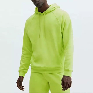 Nouveau sweat à capuche épais en éponge française 100% coton fermeture éclair sans ficelle élastique Vintage dessin en détresse grande taille hiver - Product Image 3