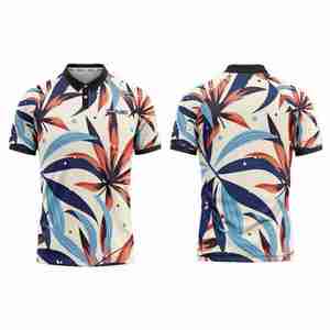 2025 venta Casual transpirable negocios verano manga corta para hombres 100% algodón clásico Polo básico - Product Image 1