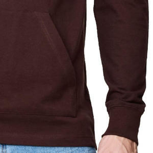 Sudadera con Capucha Personalizada de Tela de Color Sólido para Hombre, Sudadera con Capucha, Estilo Hip Hop, Ropa Deportiva, Informal, Talla Grande - Product Image 2