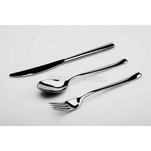 Stainless Steel <b>Gold</b> Plated Cutlery Set with Unique Modern Design High Quality Flatware Thick Handle Stainless Steel Cutlery - Product Image 3