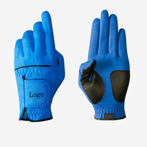 Guantes de golf de cuero de calidad superior para hombres y mujeres Diseño personalizado y logotipo de fabricación de color para piel de oveja deportiva - Product Image 3