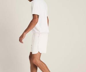 Pantalones cortos de golf personalizables para hombre de alta calidad 100% poliéster sólido Casual senderismo tenis medio pantalones tejidos - Product Image 6