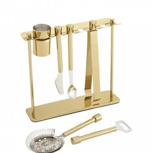 Ensemble complet de shaker à cocktails en acier inoxydable pour bar à domicile avec plusieurs outils de barman pour le mélange de boissons - Product Image 4