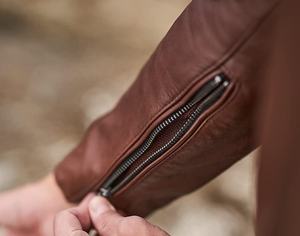 Veste en cuir pour homme, style vintage, dernier design, séchage rapide, anti-rides, confortable. - Product Image 6