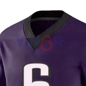 Best Design Custom Made American <b>Football</b> Jersey XL High Shirts Own Logo Wholesale <b>Cheap</b> Blank American <b>Football</b> Jerseys - Product Image 3
