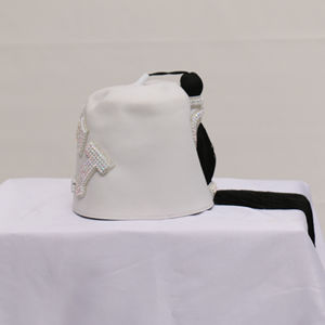 Fez <b>Hat</b> <b>White</b> with Hand Embroidery Gold Bullion Freemasons Masonic <b>Hat</b> High Quality Custom Best Sale Hot Selling Fezz - Product Image 5