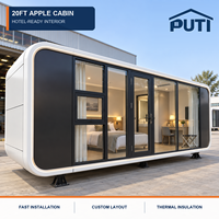 Cabane Apple Sky View de 20 pieds, maison préfabriquée moderne pour observatoire, camping, astronomie, tourisme et escapades romantiques