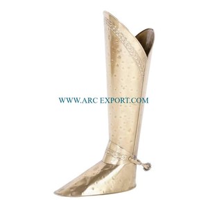 Porte-parapluie décoratif en laiton en métal antique avec porte-parapluie en laiton élégant fabriqué à la main de qualité supérieure pour les fournitures de décoration intérieure - Product Image 3