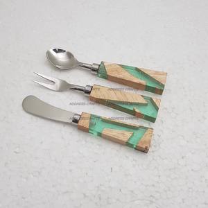 Classic Style 18/8 Stainless Steel Cheese <b>Knife</b> Set Resin and Wood Handle Manufacturer and Exporter Wedding Party Cheese <b>Knife</b> - Product Image 3