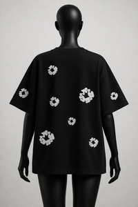 Camiseta Extra Grande con Estampado Floral Minimalista, de Secado Rápido y Transpirable, con Diseño de Logotipo Personalizado, Nueva Camiseta de Mujer de Alta Calidad - Product Image 6