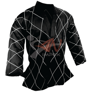 Alta calidad 100% algodón personalizado Jiu Jitsu y Judo uniforme logotipo profesional impreso venta al por mayor artes marciales desgaste Karate Kung Fu - Product Image 2