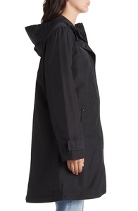 แจ็กเก็ตกันน้ำตัวยาวของผู้หญิงพร้อมคอตั้งสำหรับตกแต่งงานปักโลโก้แบบกำหนดเองสำหรับฤดูหนาว - Product Image 3