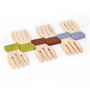 ส้อมจิ้มสลัดทำจากไม้ไผ่ธรรมชาติทำ100% หลากสีสำหรับเครื่องใช้บนโต๊ะและเครื่องครัวจากเวียดนาม - Product Image 1