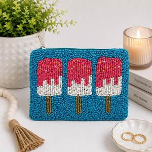 Monedero Personalizable con Cuentas Bordadas, Bolso Pequeño de Moda, Elegante y Hecho a Mano, para Uso Promocional - Product Image 3